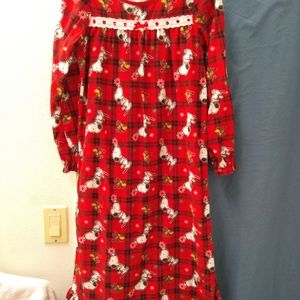 Girl's Nightgown- Snoopy, Size Medium